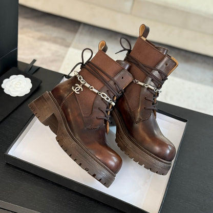 CNL letter buckle Martin boots 0724121102