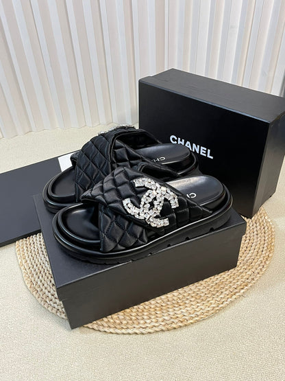 CNL thick-soled Velcro women's slippers 0724042704