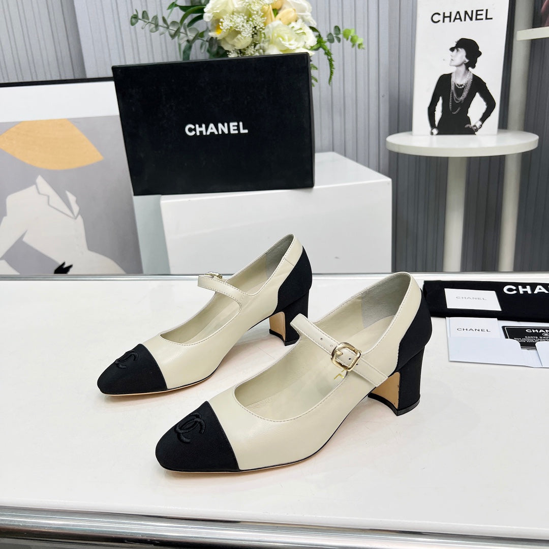 Chane1 top fashion classic color block high heels 0724030816