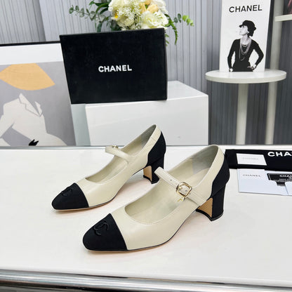 Chane1 top fashion classic color block high heels 0724030816
