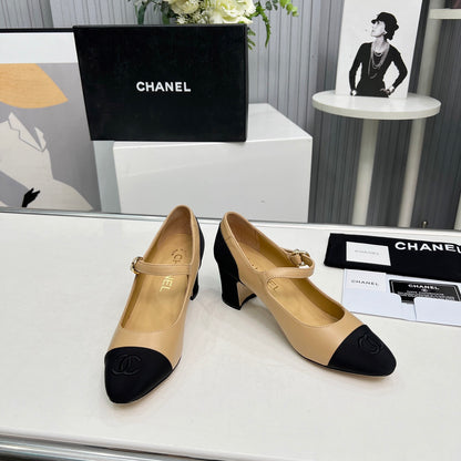 Chane1 top fashion classic color block high heels 0724030816