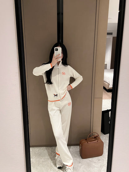 HH Fashion jacquard knit suit 0724101109