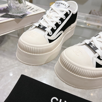 CH New Platform Canvas Biscuit Shoes fb04240909028