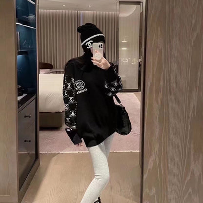 Fashion casual all-match tops PD1023072414