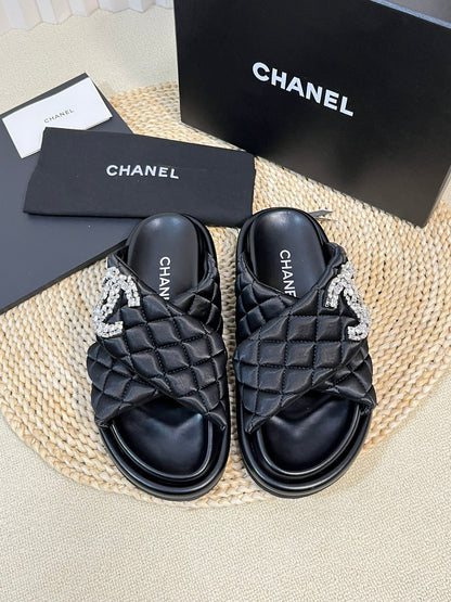 CNL thick-soled Velcro women's slippers 0724042704