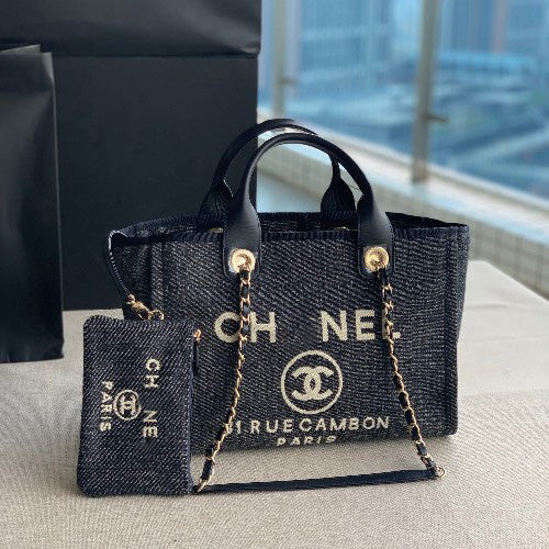 Beach Denim Canvas Bag