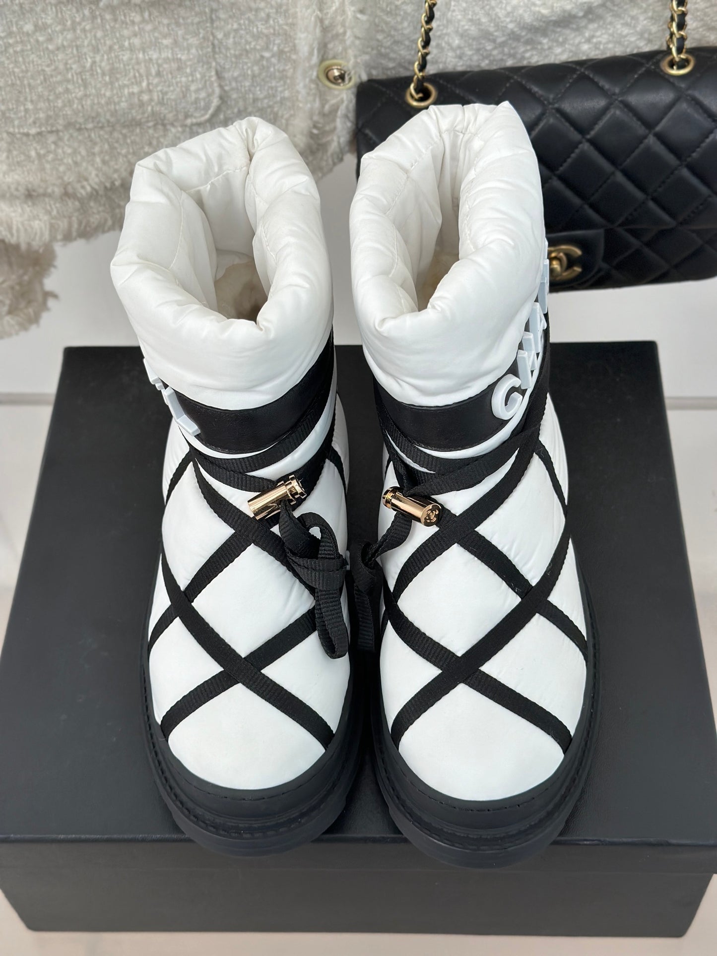 CL Cruise Leather Block Heels High Heel Boots 0423112101