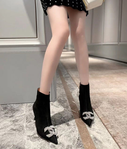 New Fashion leather G logo women's LoafersXC052023111602