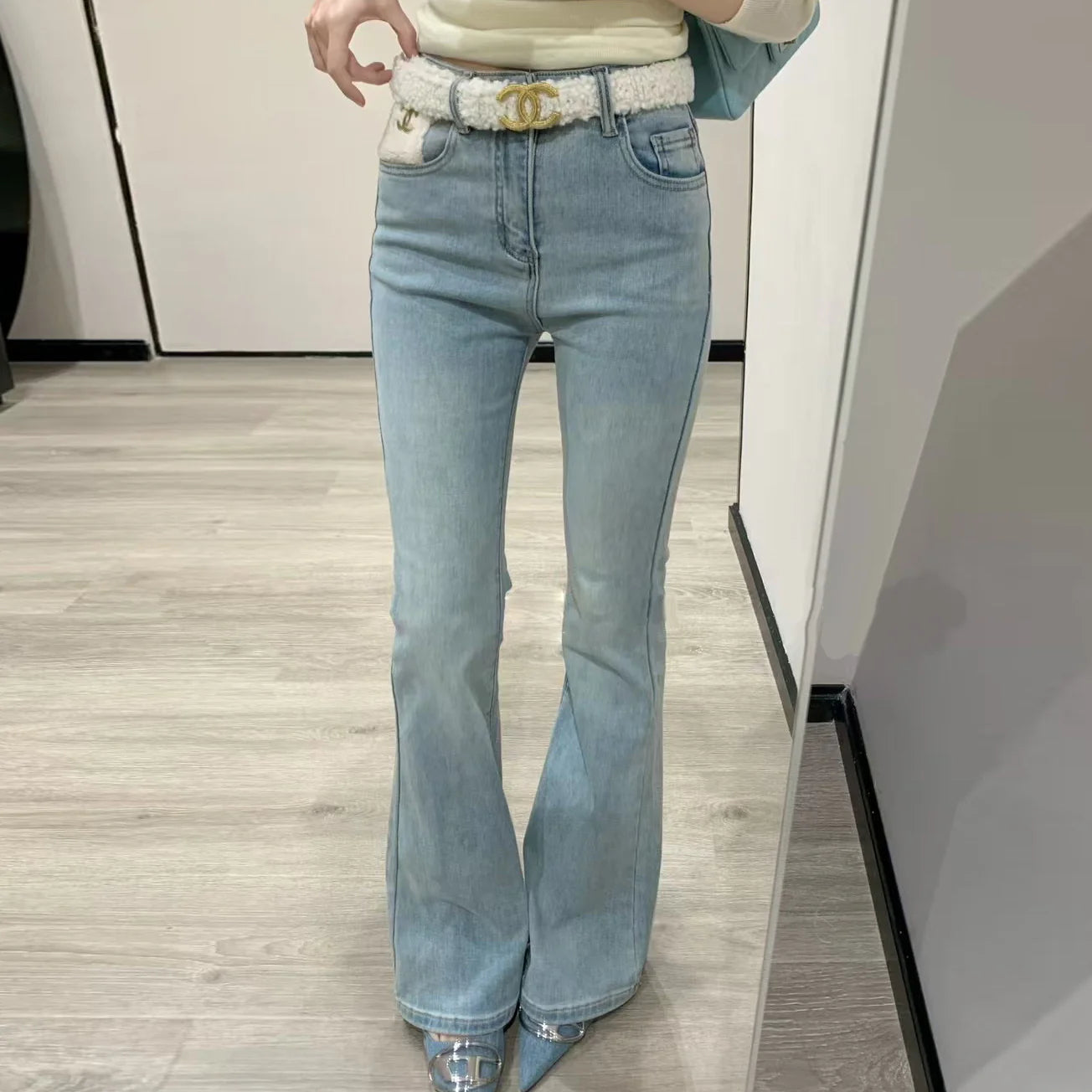 Cashmere Embellished Jeans 1024121609