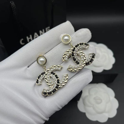 Fashionable Tassel Full Diamond Earrings 1024010313