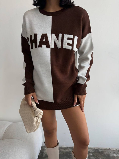 CNL fashion print sweater 0725042107