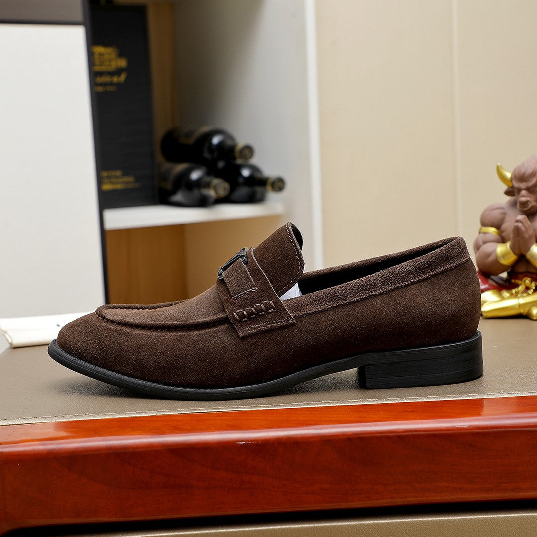 Lvv men's suede business boat shoes 0725062318