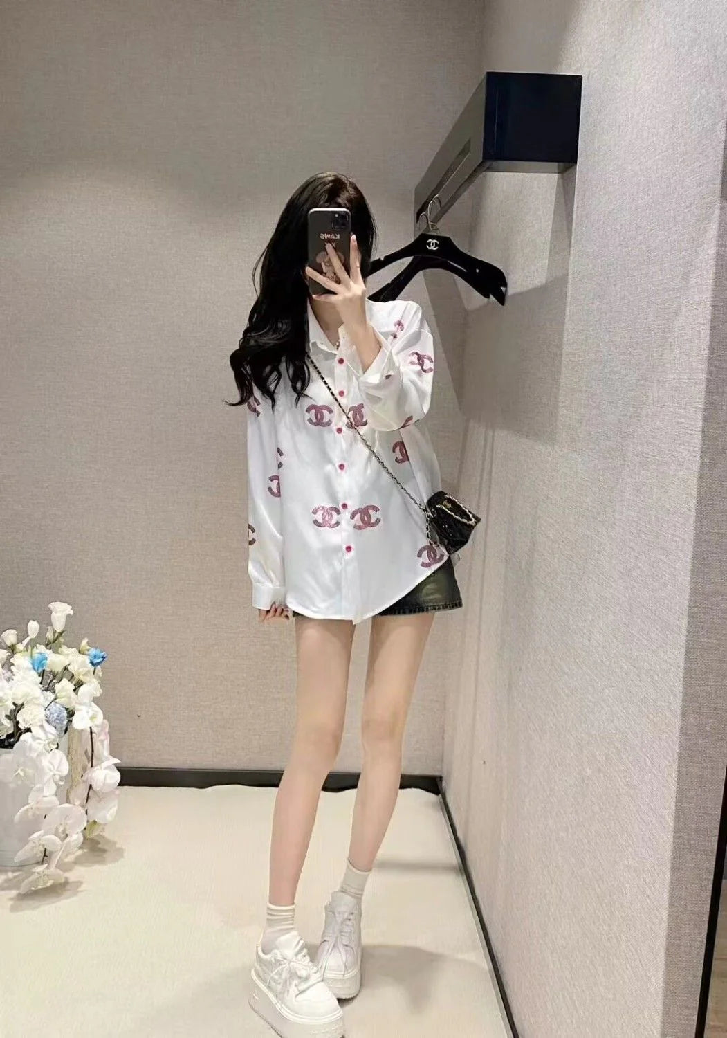 New Versatile Loose Long Sleeve Shirt 1024042910