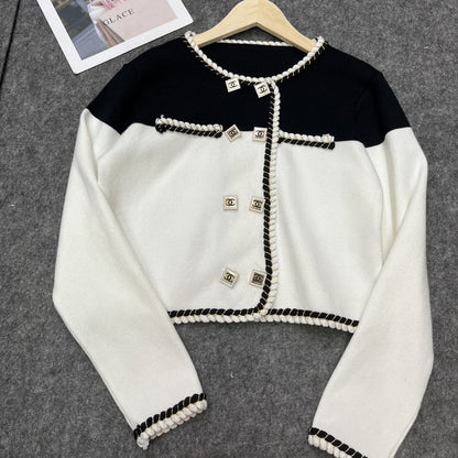 Fashion all-match knitted cardigan PD1023080203
