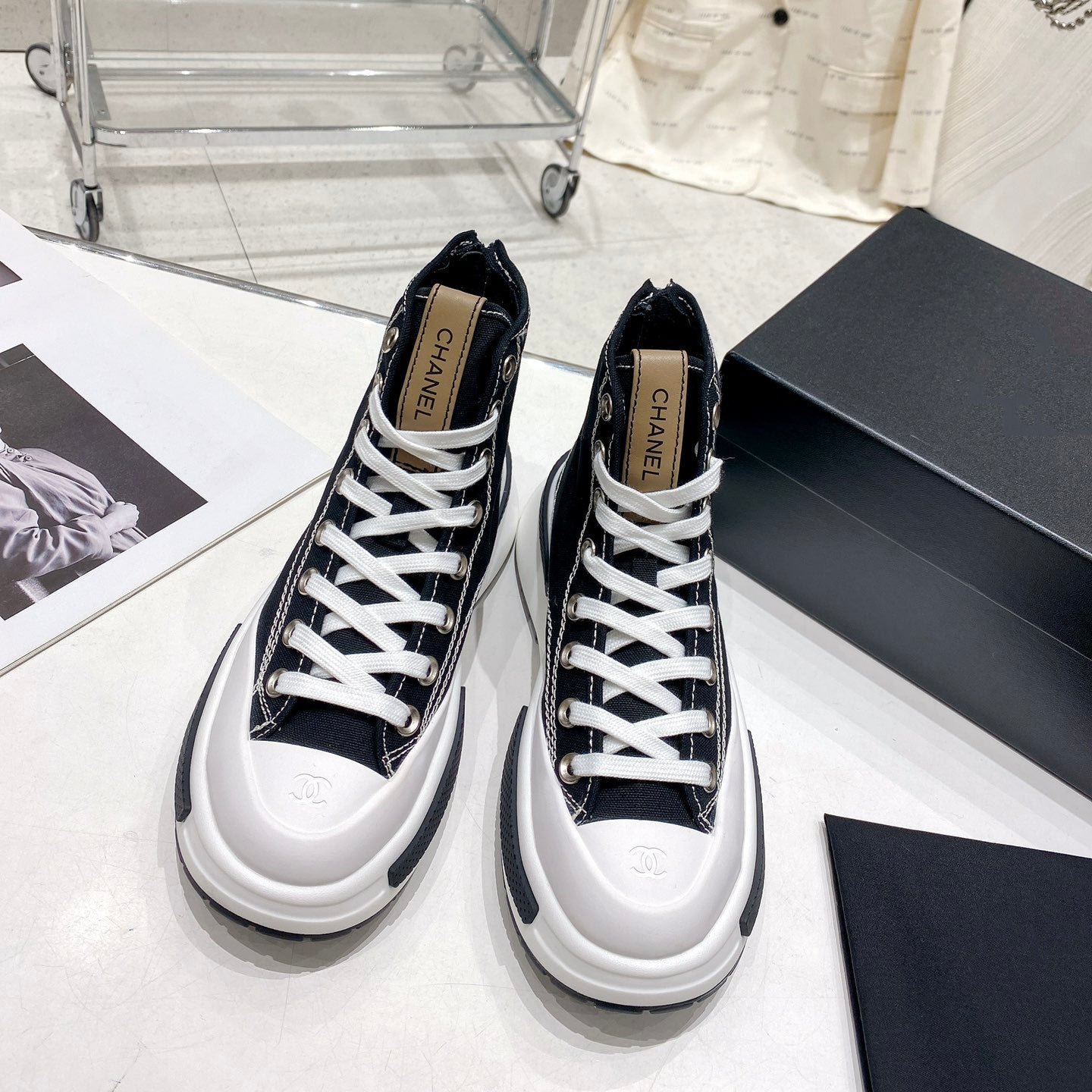 High top vintage classic women's casual shoes