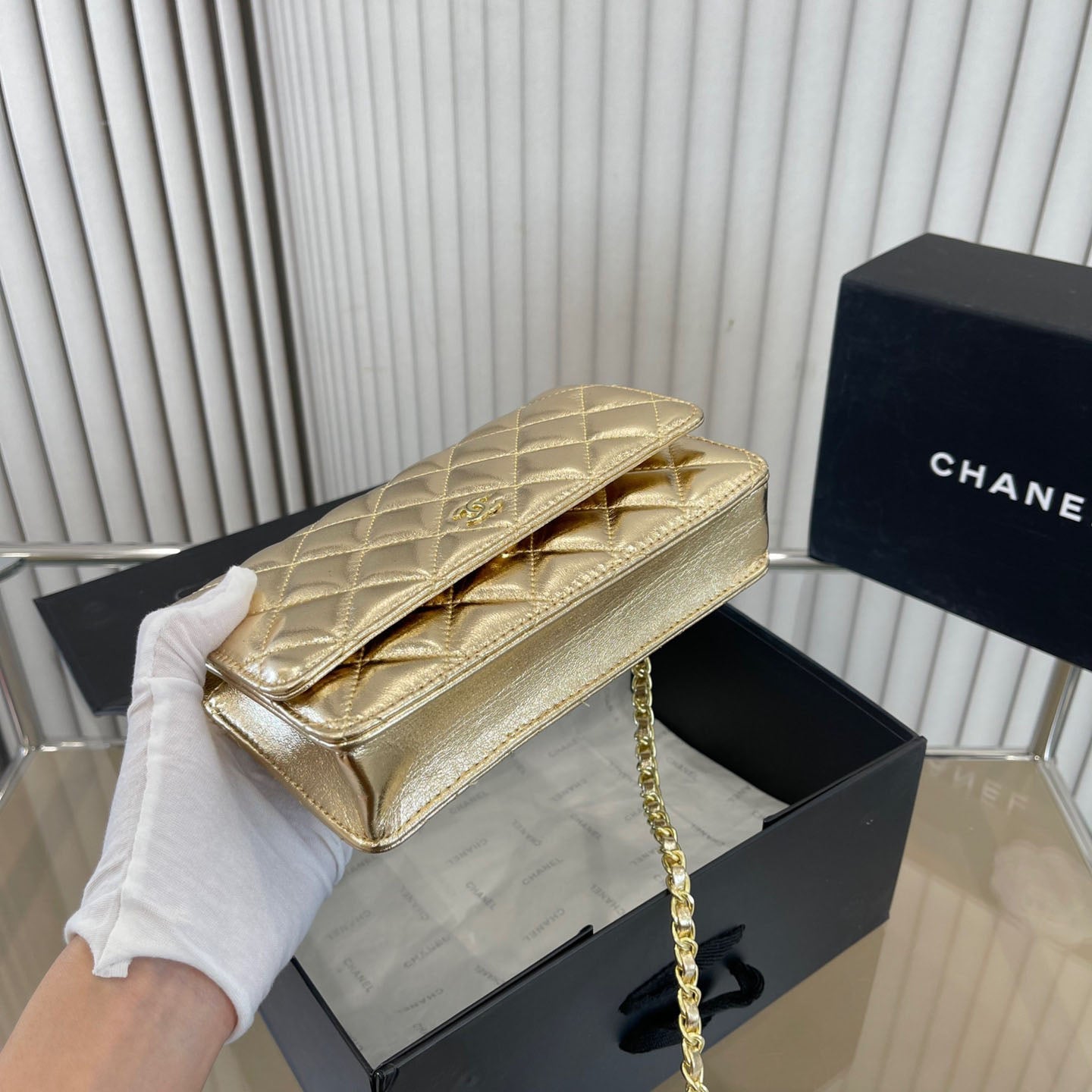 Golden Retro Leisure Fortune Bag WLFBG23021723