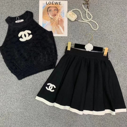 Fashionable retro pleated skirt PD10052515