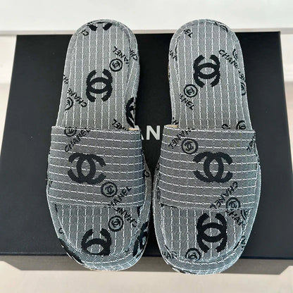 New arrival old flower thick-soled slippers 1024071710