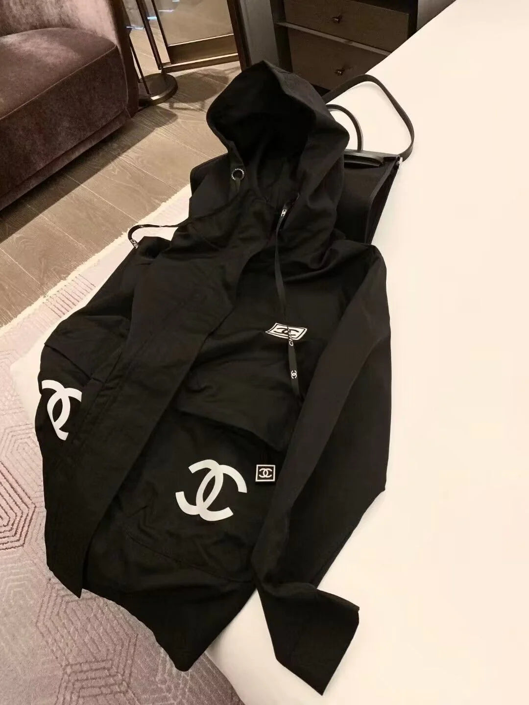 New Style Charge Clothes High Quality Lined Black Jacket 1024031206