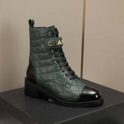 CNL fashion diamond leather short boots Martin boots 0724101706