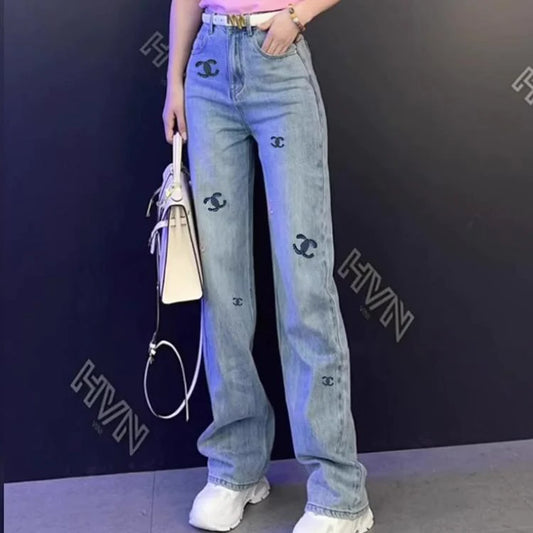 New fashionable denim wide leg pants 1024022609
