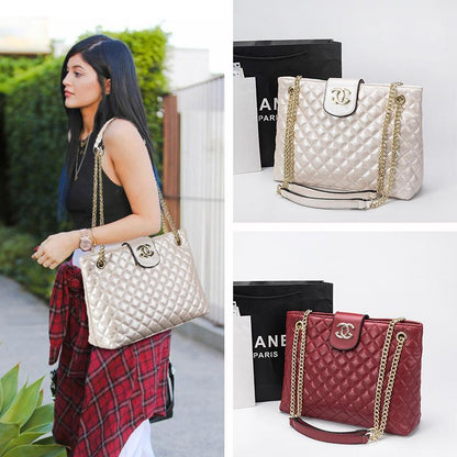 Diamond Chain Bag Genuine Leather Bag 0823112810