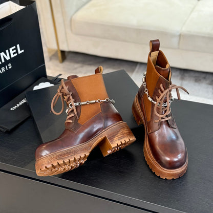 CNL letter buckle Martin boots 0724121102