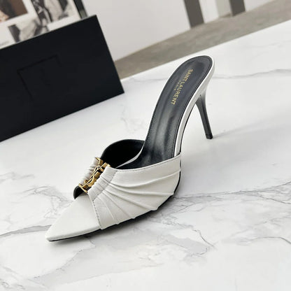 New fashion 9cm high heel sandal slippers 1025031909