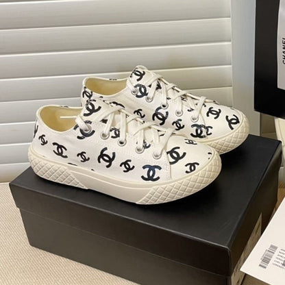 Fashion printed canvas shoes PD10053007