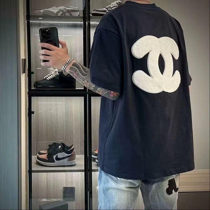 Couple's Towel Embroidered Versatile Half-Sleeve 1024032908