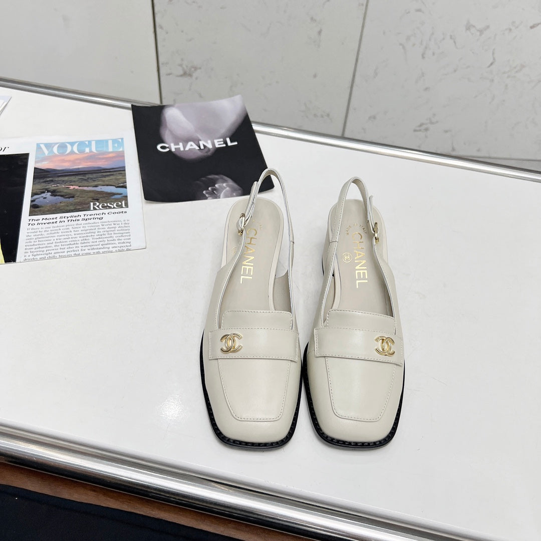 Chane1 top fashion classic flat toe thick heels 0724030818