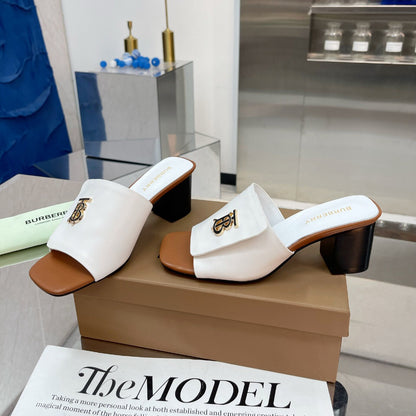 Thick heel sandals slippers 1824041117