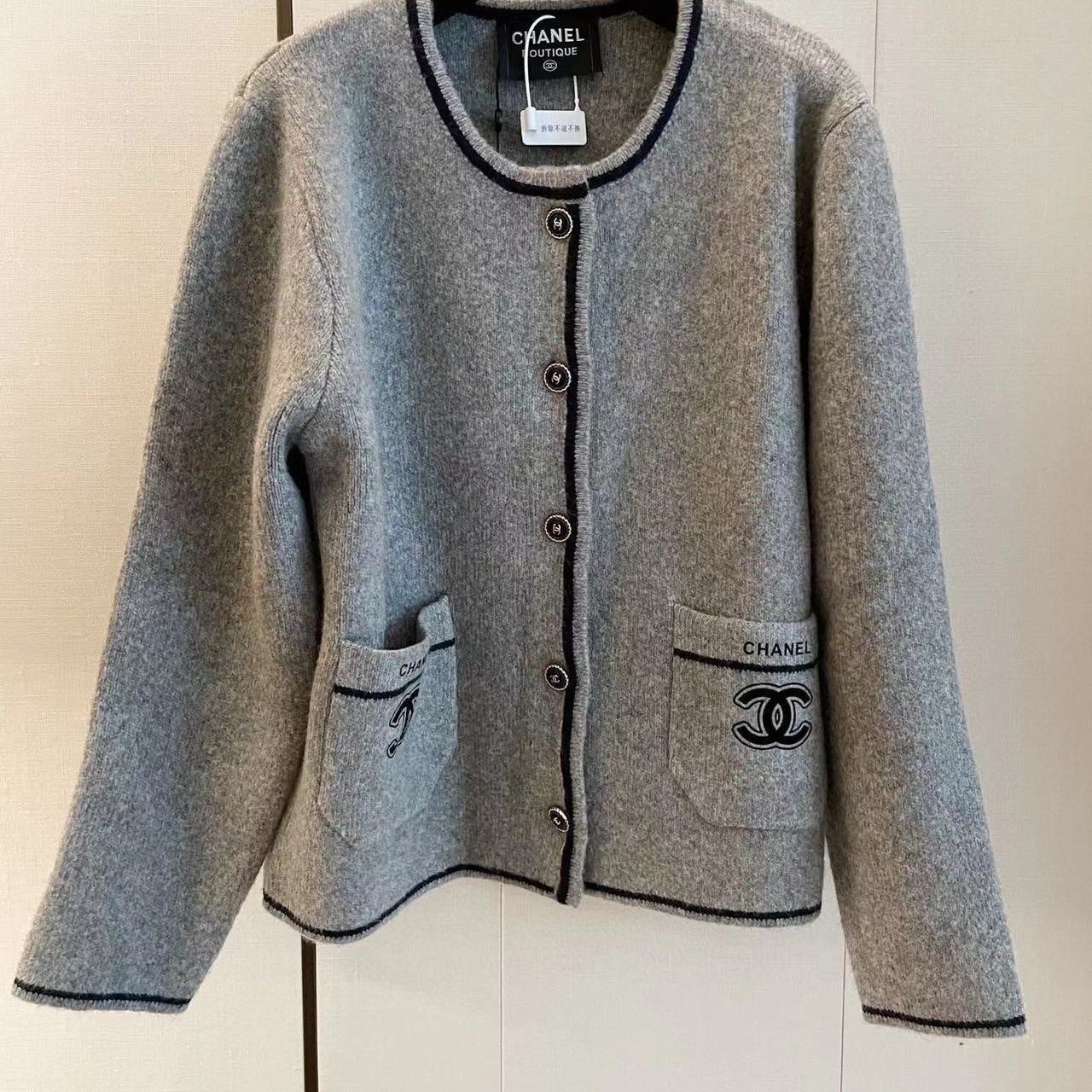 Elegant Fragrant High-end New High-end Retro French Socialite Tweed Top Embroidered JacketPD052024011012