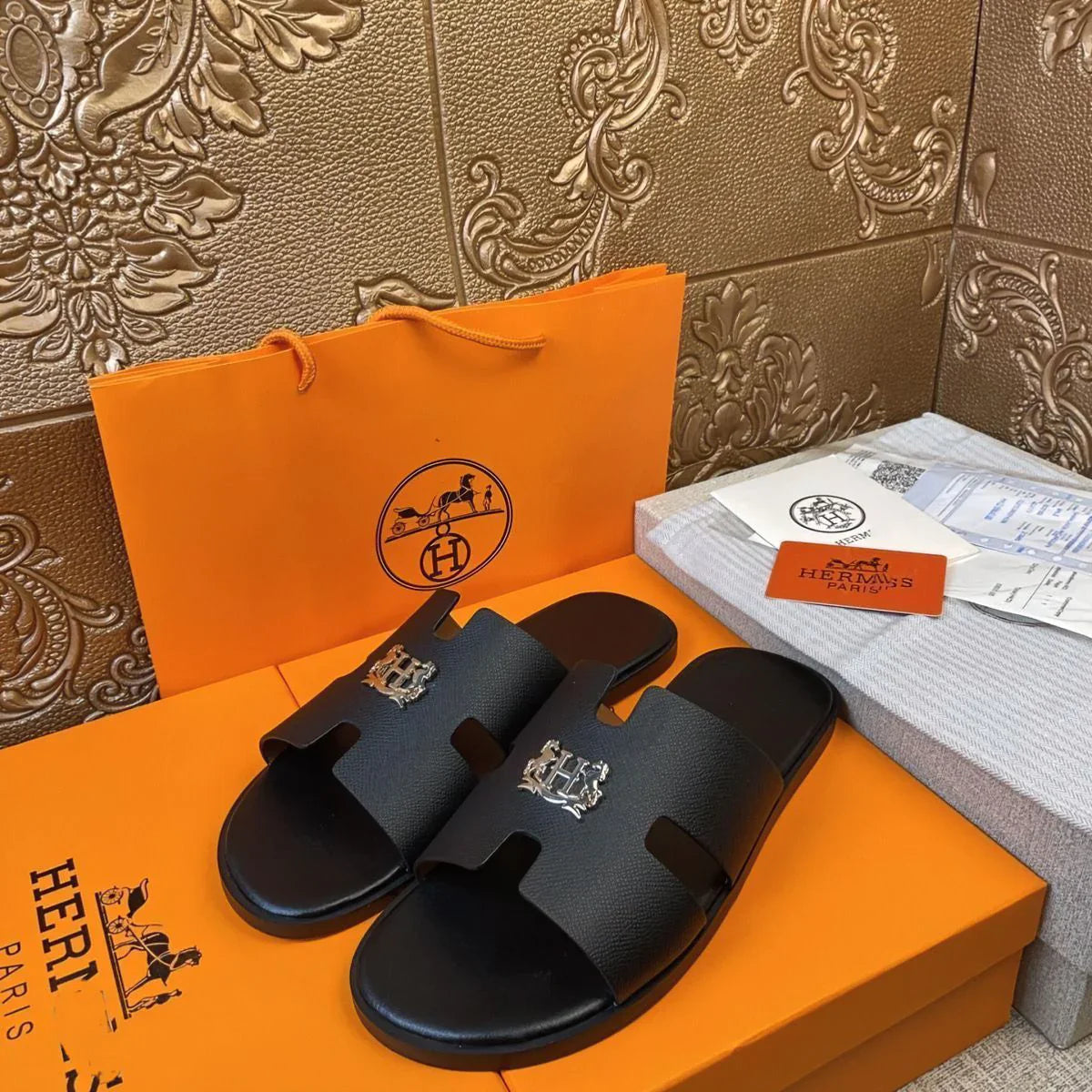 New High Leather Slippers 1024032121