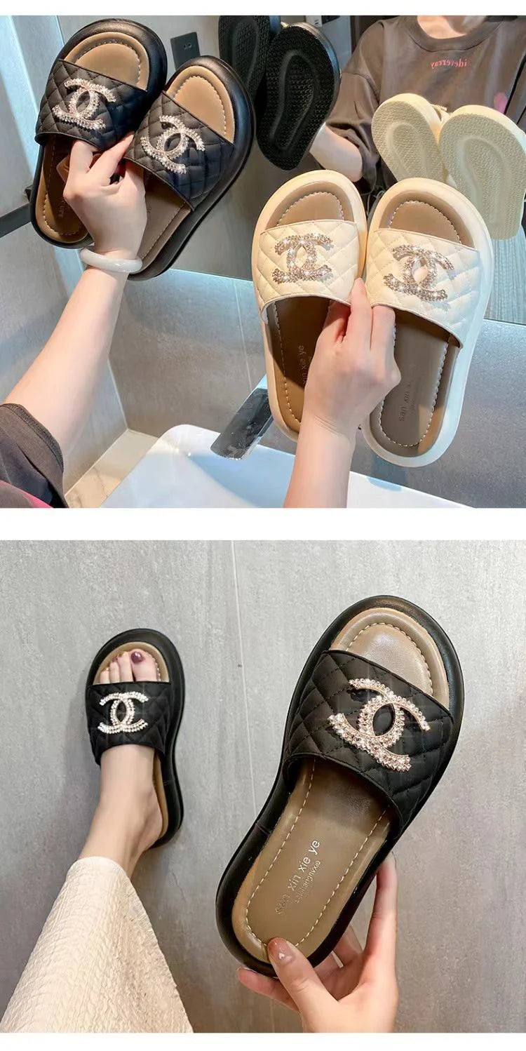 New Style Thick Sole Fashion Personalized Lazy Shoes 1024052113