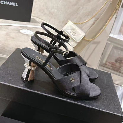 CNL Mary Jane exquisite pearl hot diamond combination high heels 1824061801