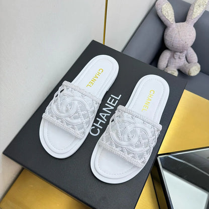 New Fashion Mesh Woven Sandal Flip Flops 1025041702