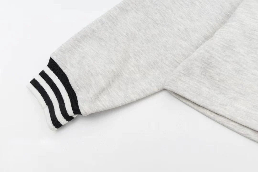 Casual Versatile Long Sleeved Set Hooded 1024022621