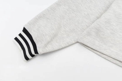 Casual Versatile Long Sleeved Set Hooded 1024022621