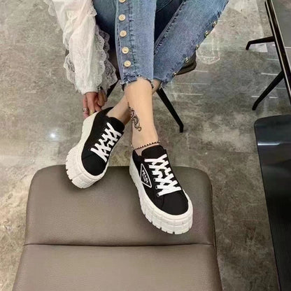 New Elevated Platform Shoes Women's Platform Bottom Casual All-match Color Women's ShoesPD05202412402