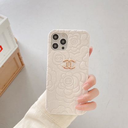 Camellia Embossing Phone Case