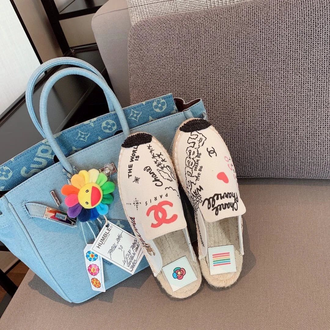 Fashion New Straw Semi-slip Shoes PD1023071717