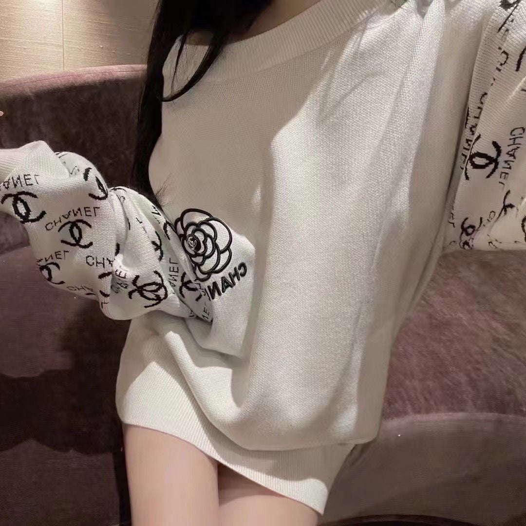 Fashion casual all-match tops PD1023072414