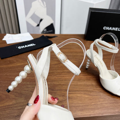 Chane1 top fashion classic pearl high heels 0724030817