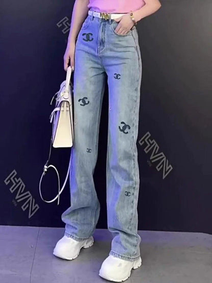 New fashionable denim wide leg pants 1024022609