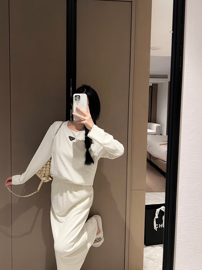 PRD Classic Long Sleeve Maxi Dress Set 0724101106