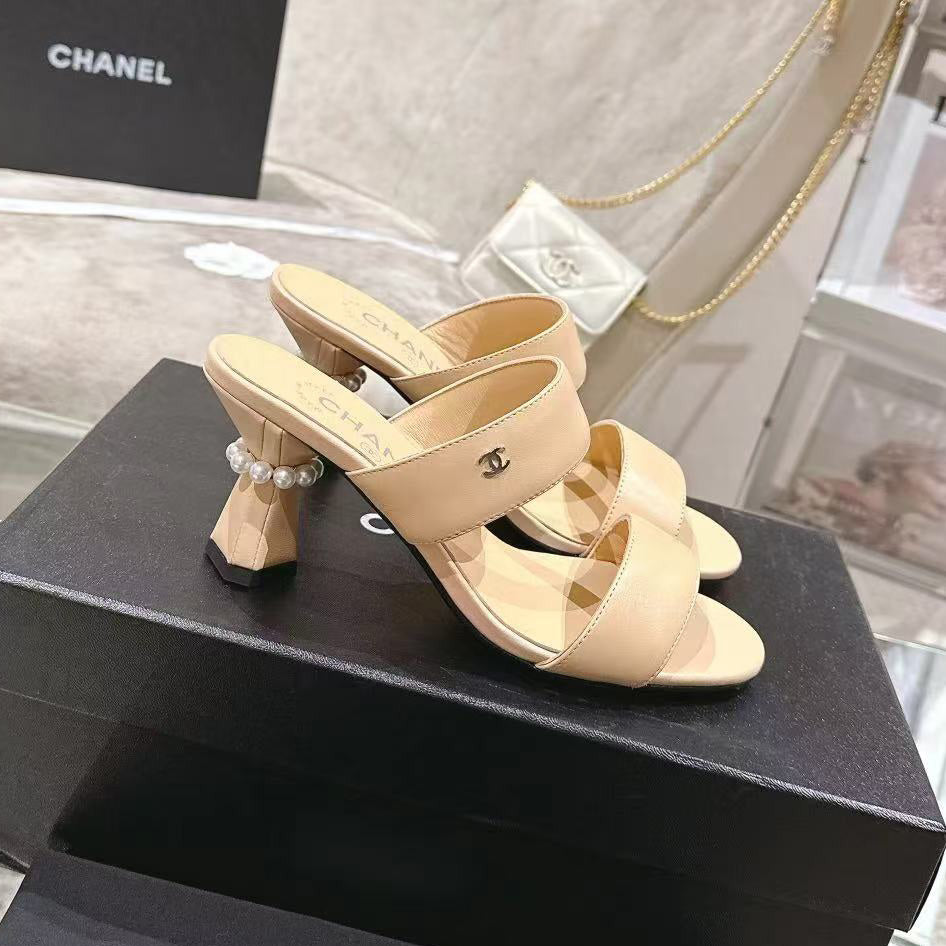 CNL Mary Jane exquisite pearl hot diamond combination high heels 1824061802