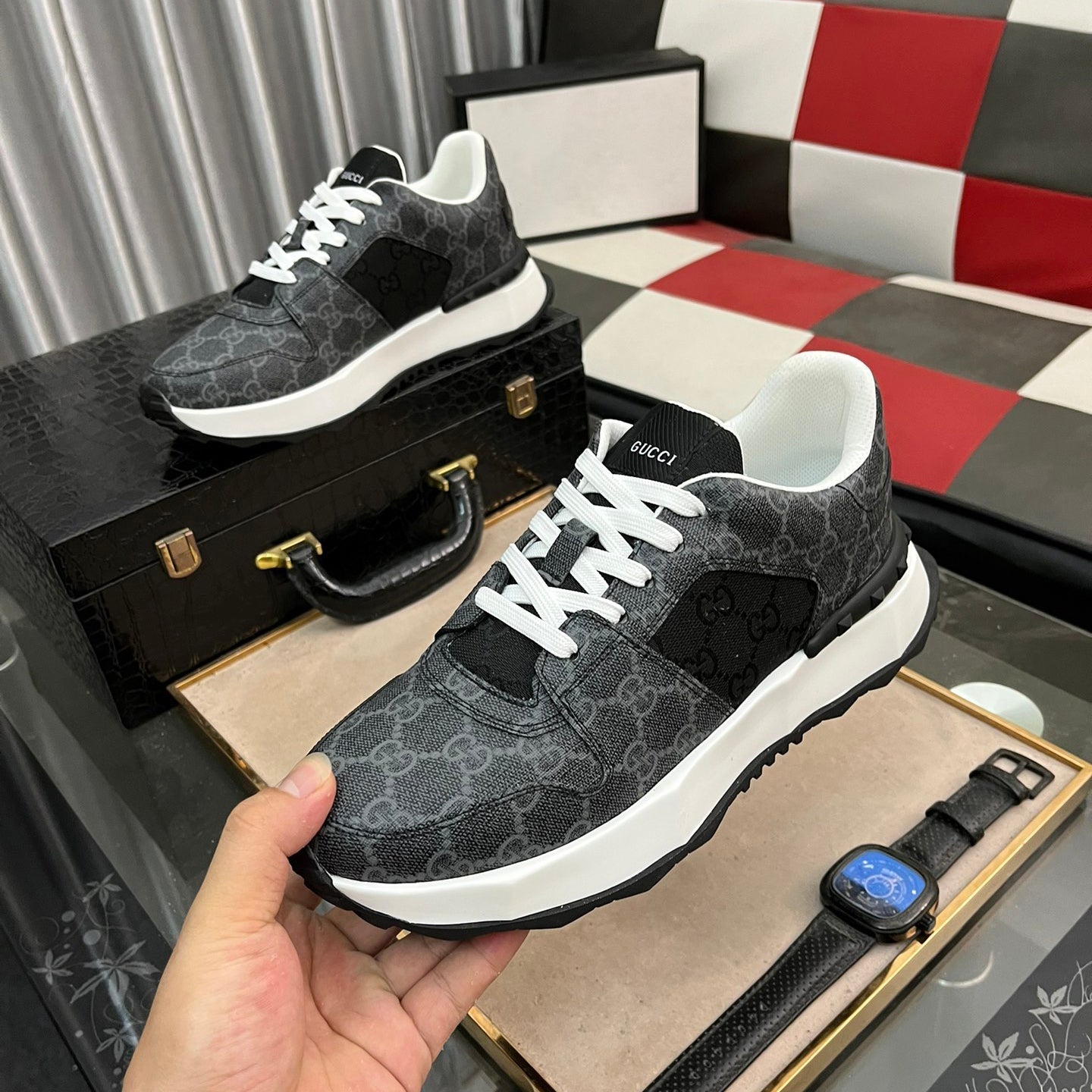 Men's Printed Sneakers XC0723082109