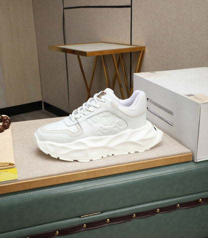 Lvv fashion luxury printed rubber sole sports shoes 0724121601