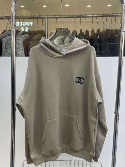 Letter slogan embroidered couple sweatshirt XC0823101706